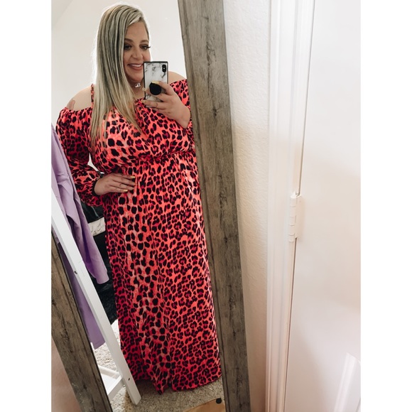 friday flamingo Dresses & Skirts - Friday Flamingo Fluorescent Maxi Dress